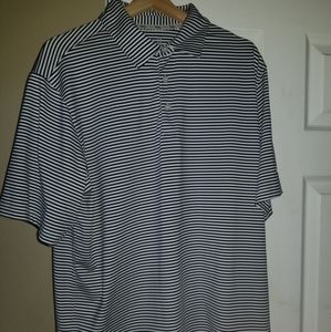 Striped polo shirt